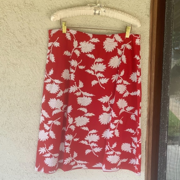 ST. JOHN SEPARATES EMBELLISHED KNIT SKIRT - Picture 5 of 6